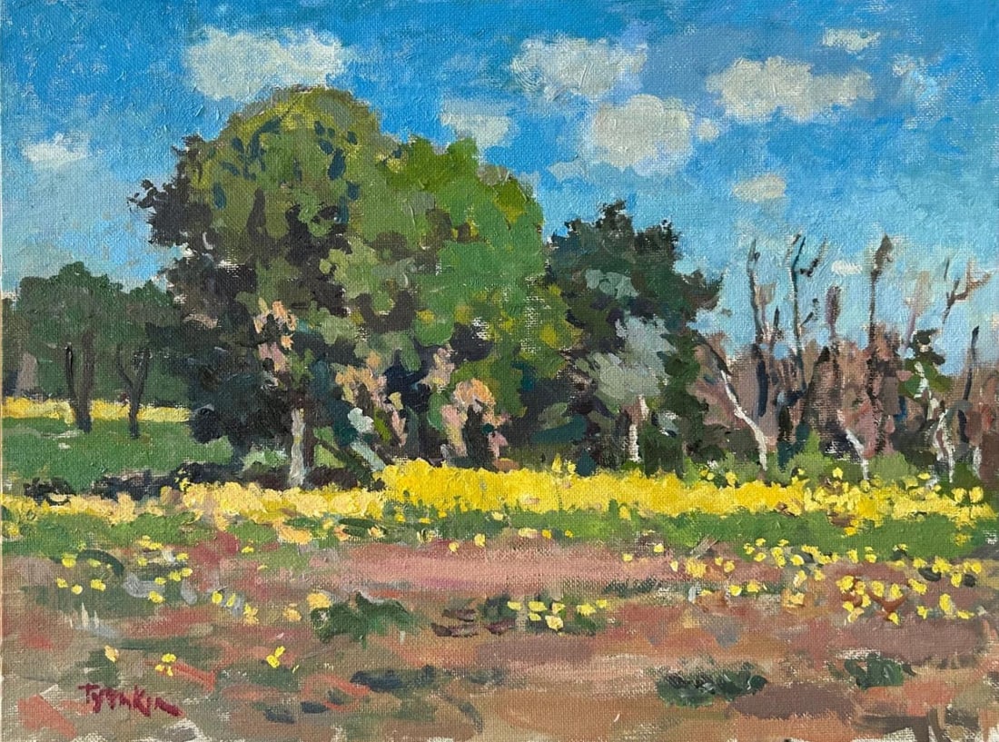 Boris Tyomkin- Original oil on board "Balboa Park. Los Angeles": Artist: Boris Tyomkin. Medium: Original oil on board. Title: Balboa Park. Los Angeles. Size: 12" x 16". Signature: Hand Signed. Reference#: 33519.