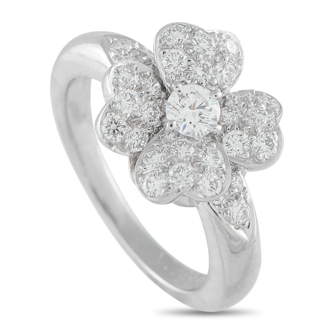 VAN CLEEF & ARPELS COSMOS PLATINUM DIAMOND RING (1 of 4)