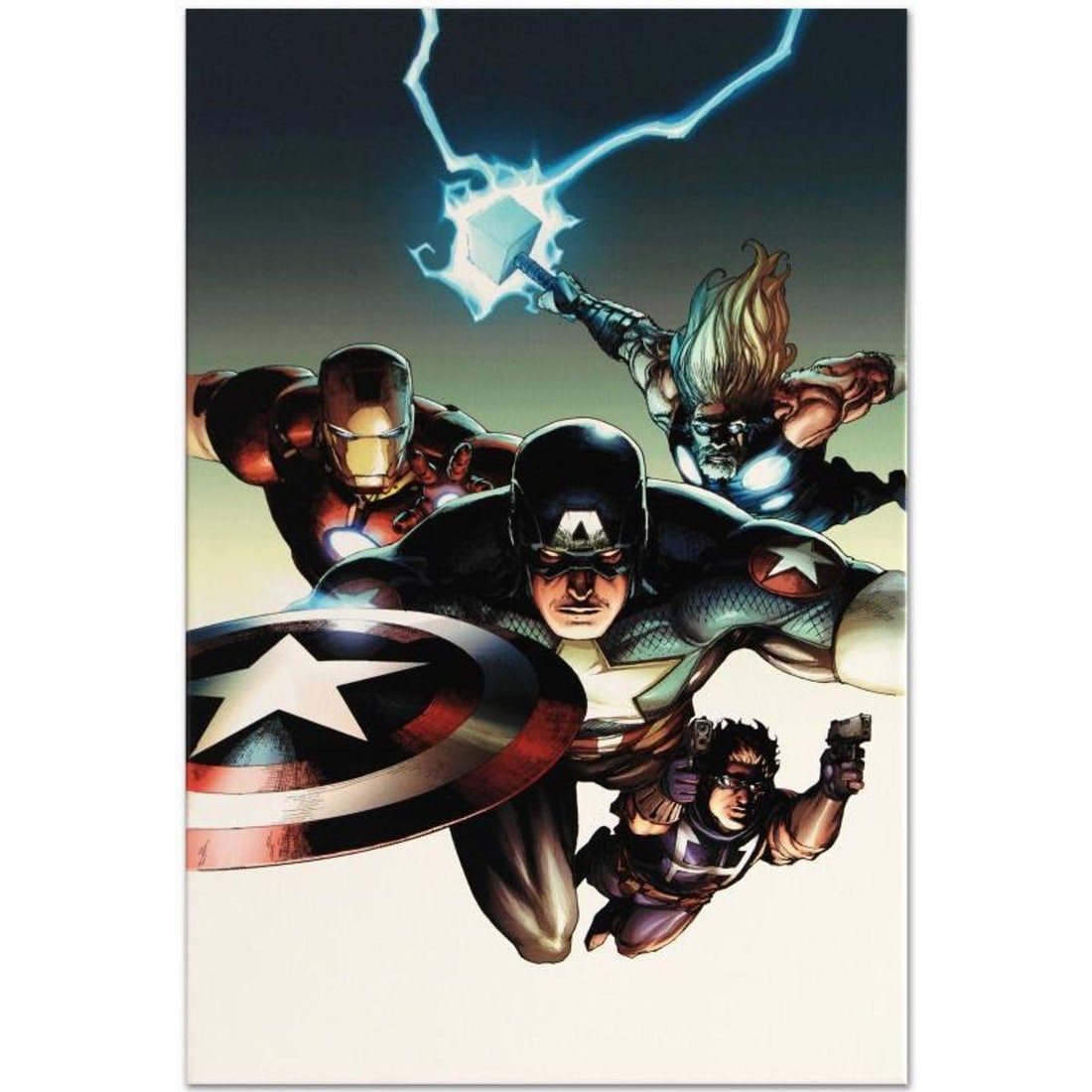 Marvel Comics "Ultimate Avengers vs. New Ultimates #2" Numbered Limited Edition Giclee on Canvas by (1 of 1)