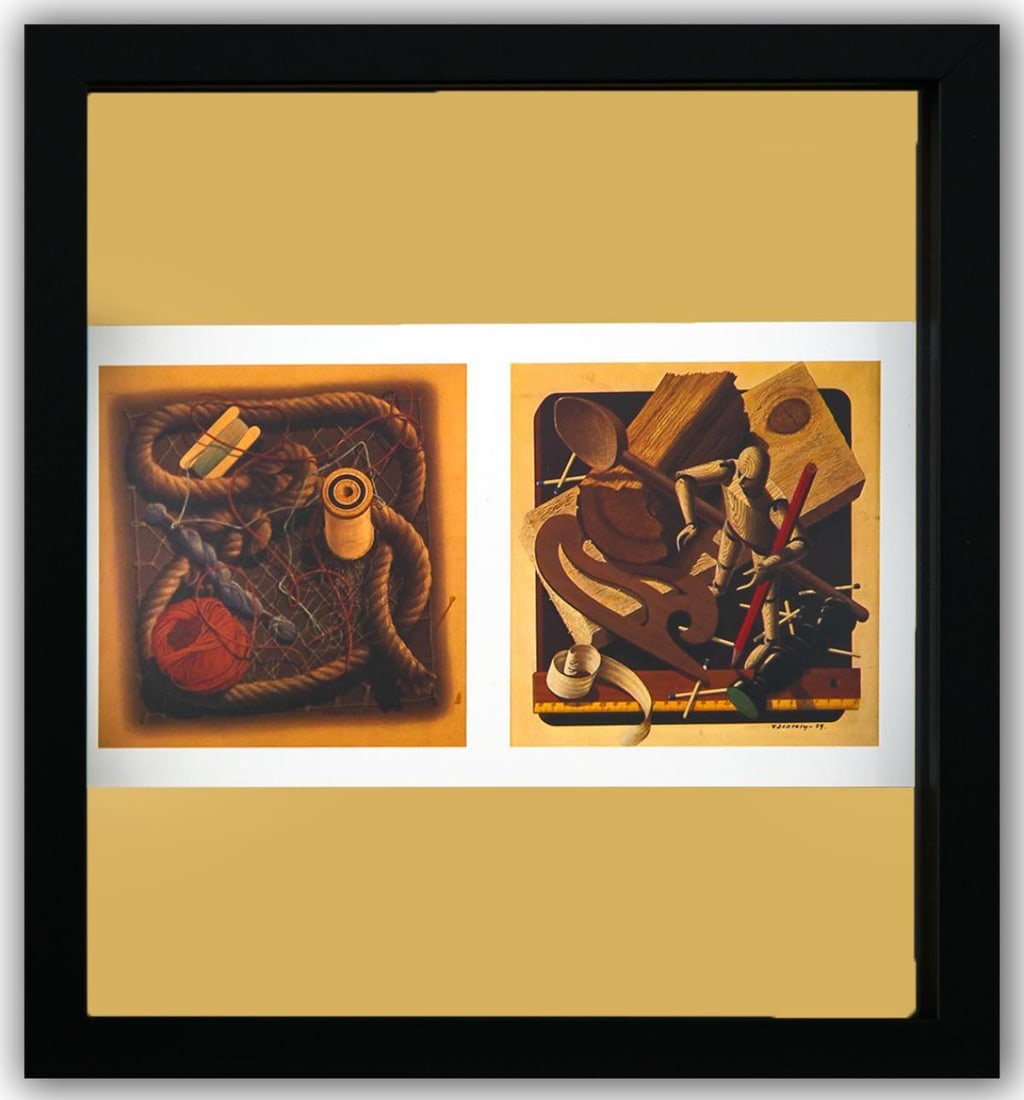 Victor Vasarely- Heliogravure Print "Untitled": Artist: Victor Vasarely. Medium: Heliogravure Print. Title: Untitled. Size: 11" x 10". Measures approx. 13" x 12" (framed). Additional: Custom Framed. Reference#: 21467.