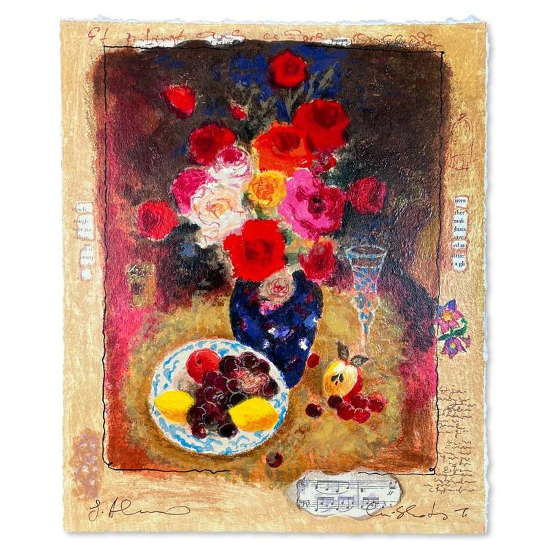 Alexander & Wissotzky, Hand Signed, Numbered Limited Edition with Letter of Authenticity.: This is a limited edition on paper by Alexander & Wissotzky. The piece comes hand signed by the artist, numbered, and with a letter of authenticity. Measures approximately 8" x 7". Reference#: 89679.