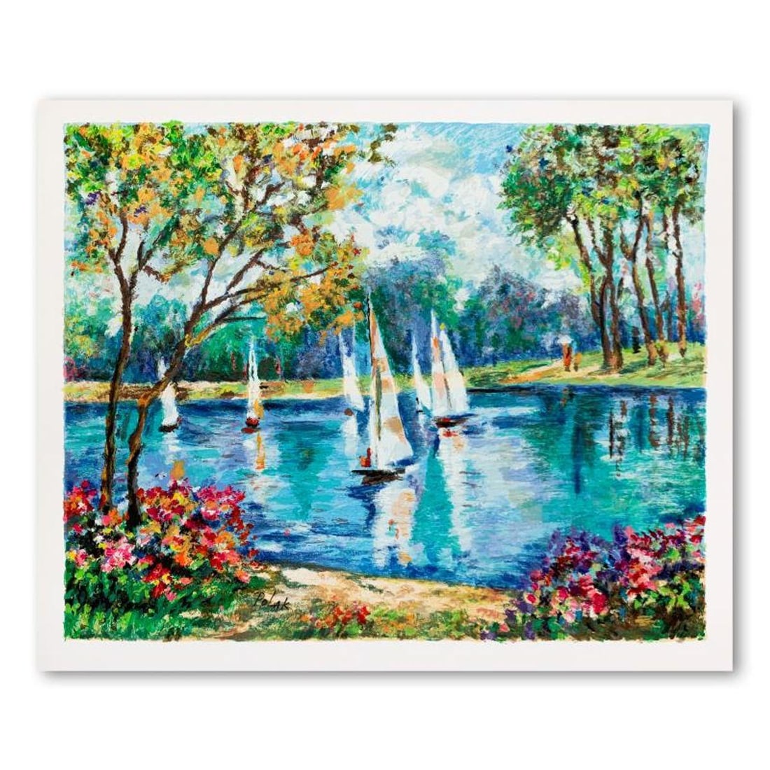 Dimitri Polak (1922-2008), Hand Signed Limited Edition Serigraph on Paper with Letter of: This is a limited edition serigraph on paper by Dimitri Polak (1922-2008). It is numbered and hand signed and includes a letter of authenticity. Measures approximately 12" x 15" (image). Reference#: 9