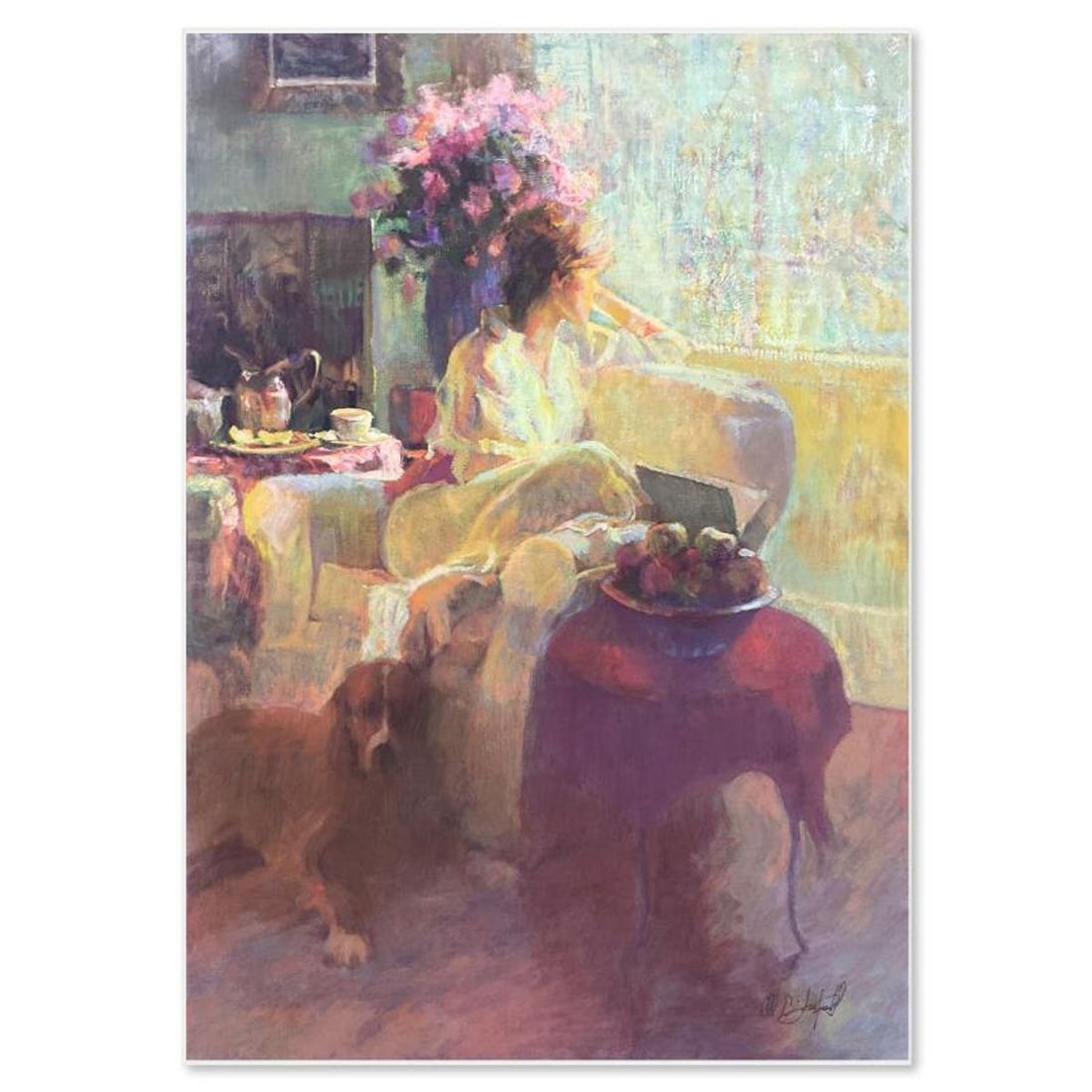 Don Hatfield, "Day Dreaming" Limited Edition Printer's Proof on Clayboard, Numbered and Hand Signed (1 of 2)