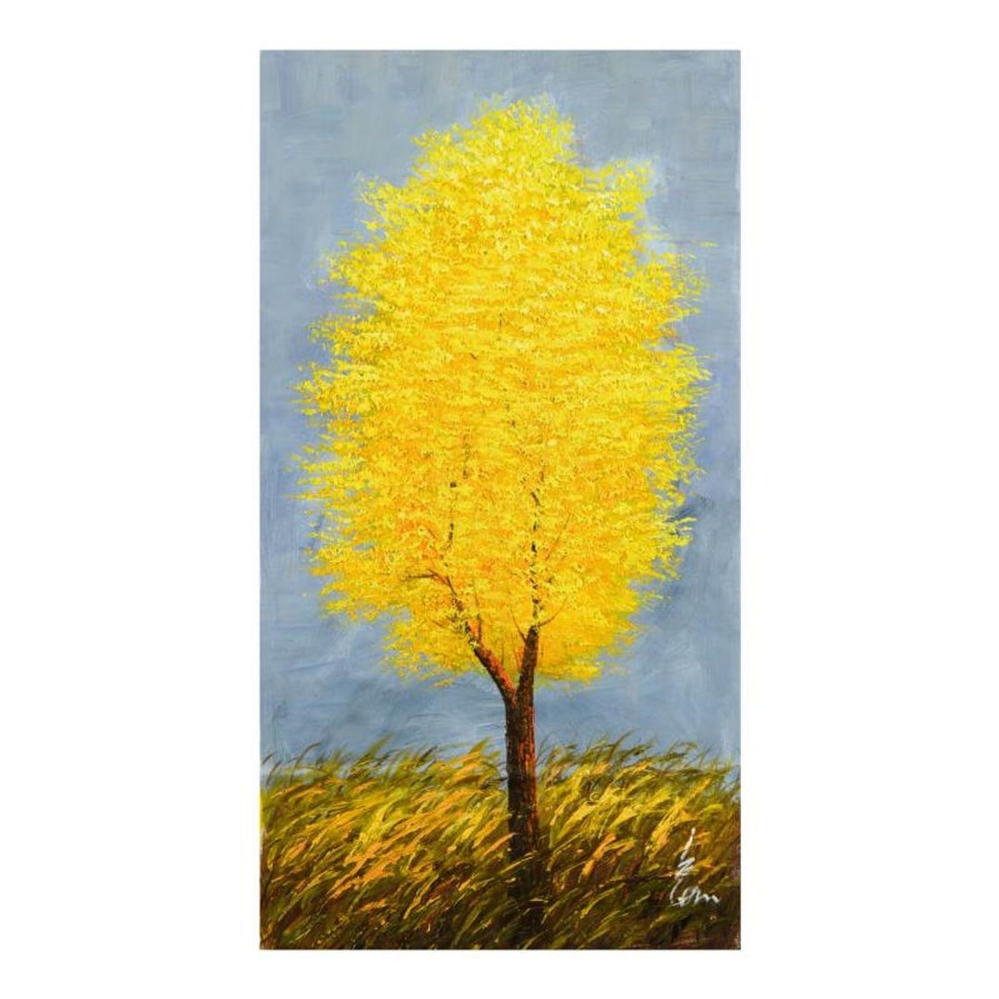 Inam, Original Oil Painting on Canvas (30" x 60"), Hand Signed with Letter of Authenticity.: This is an original oil painting on canvas, hand signed by Inam. Includes Letter of Authenticity. Measures approx. 30" x 60" (image).