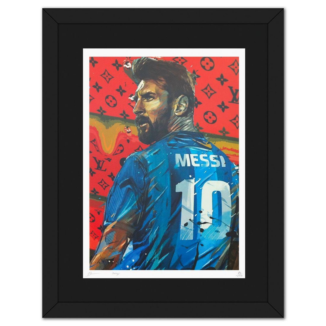 Death NYC- Fine art Print: Artist: Death NYC. Medium: Fine art Print. Size: 18" x 12". Measures approx. 24" x 19" (framed). Signature: Hand signed and numbered. Certificate of Authenticity: Is included. Reference#: 49221.