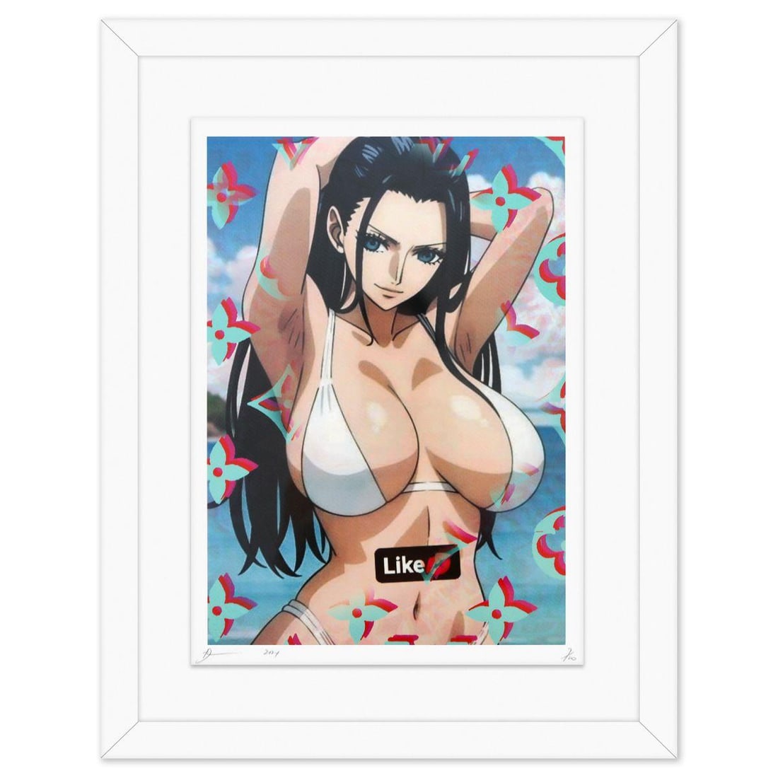 Death NYC- Fine art Print: Artist: Death NYC. Medium: Fine art Print. Size: 18" x 12". Measures approx. 24" x 19" (framed). Signature: Hand signed and numbered. Certificate of Authenticity: Is included. Reference#: 49212.