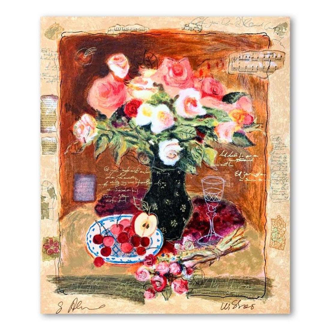 Alexander Galtchansky (1959-2008) and Tanya Wissotzky (1959-2006), Hand Signed Limited Edition: This is a limited edition serigraph on deckle edged paper by Alexander Galtchansky (1959-2008) and Tanya Wissotzky (1959-2006). It is numbered and hand signed and includes a letter of authenticity. Me