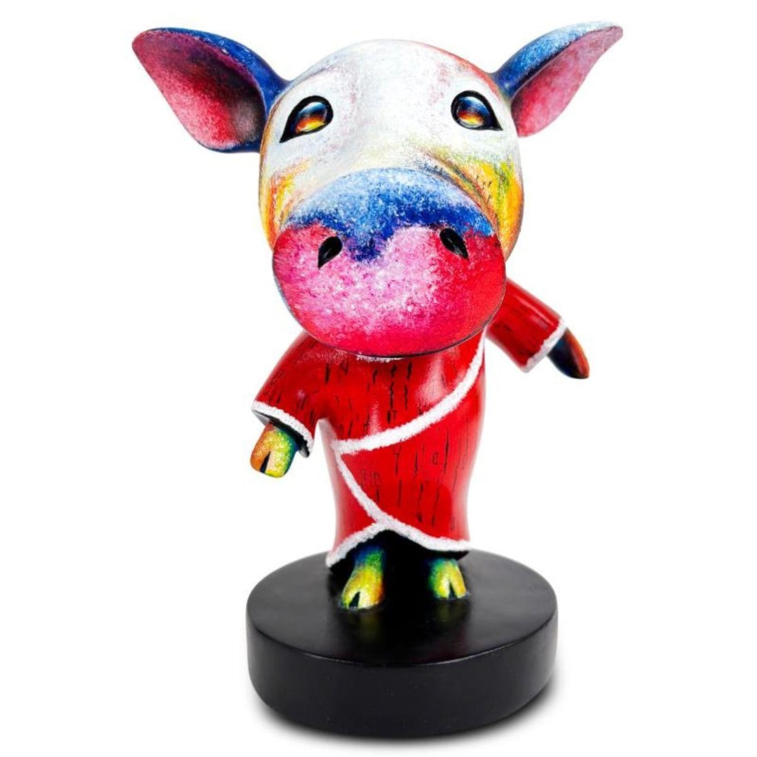 Wang, "Tata" Limited Edition Resin Sculpture, Numbered 28/99 and Hand Signed with Letter of: Tata is a limited edition resin sculpture by Wang, numbered 28/99 and hand signed by the artist. Includes Letter of Authenticity. Measures approx. 9.5" x 6" x 5".