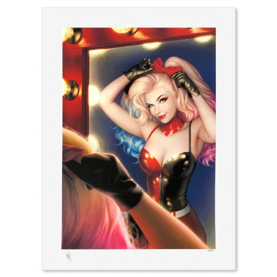 DC Comics & Warren Louw, "Harley Quinn #1" Limited Edition, PP Numbered 3/4 and Signed with Letter: Harley Quinn #1 is a limited edition giclee on paper from DC Comics and Warren Louw, PP numbered 3/4 and bearing the authorized signature of the artist. Includes Letter of Authenticity. Measures appro