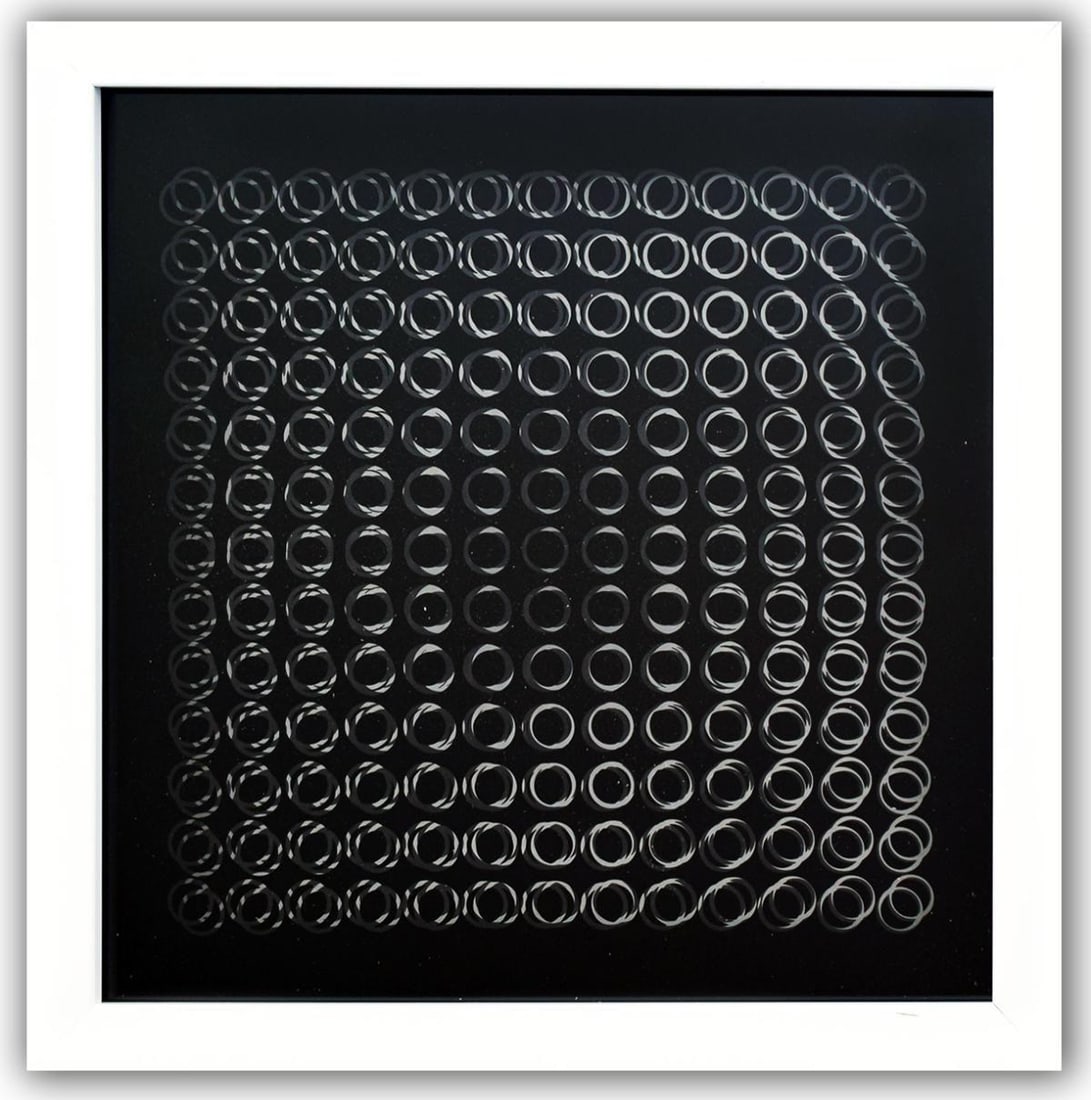 Victor Vasarely- 3D Wall Sculpture/object "Cinetiques" (1 of 2)