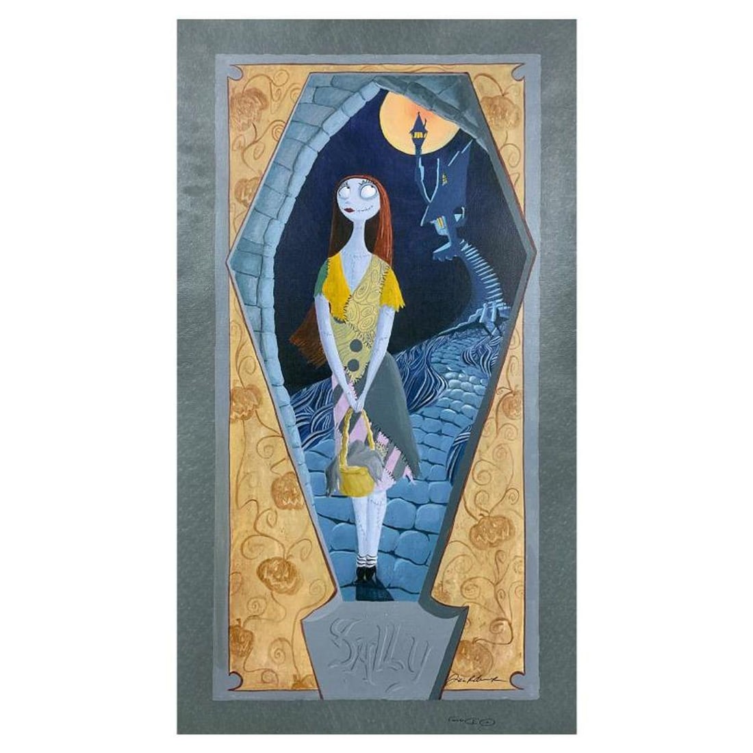 Tricia Buchanan-Benson, "Sally" Limited Edition Proof on Canvas from Disney Fine Art, Numbered and: Sally is a limited edition proof giclee on canvas by Tricia Buchanan-Benson, numbered and hand signed by the artist. This piece is licensed by Disney Fine Art. Includes Letter of Authenticity. Measure