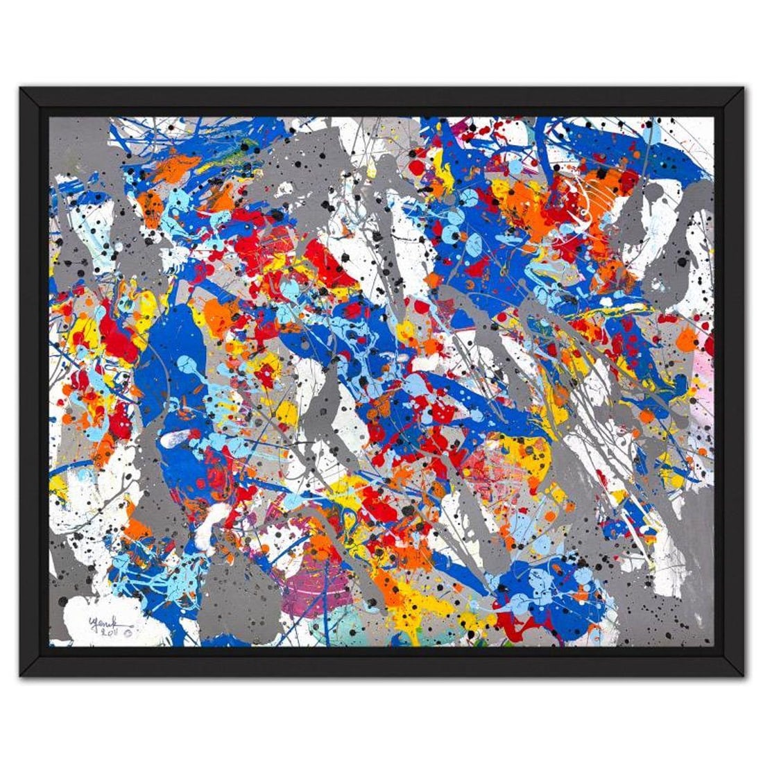 Jenik Cook, Framed Hand Signed Original Painting with Letter of Authenticity.: This is an original acrylic painting on paper by Jenik Cook. Hand signed by the artist, it includes Letter of Authenticity. This piece comes from the artist's personal collection. Measures