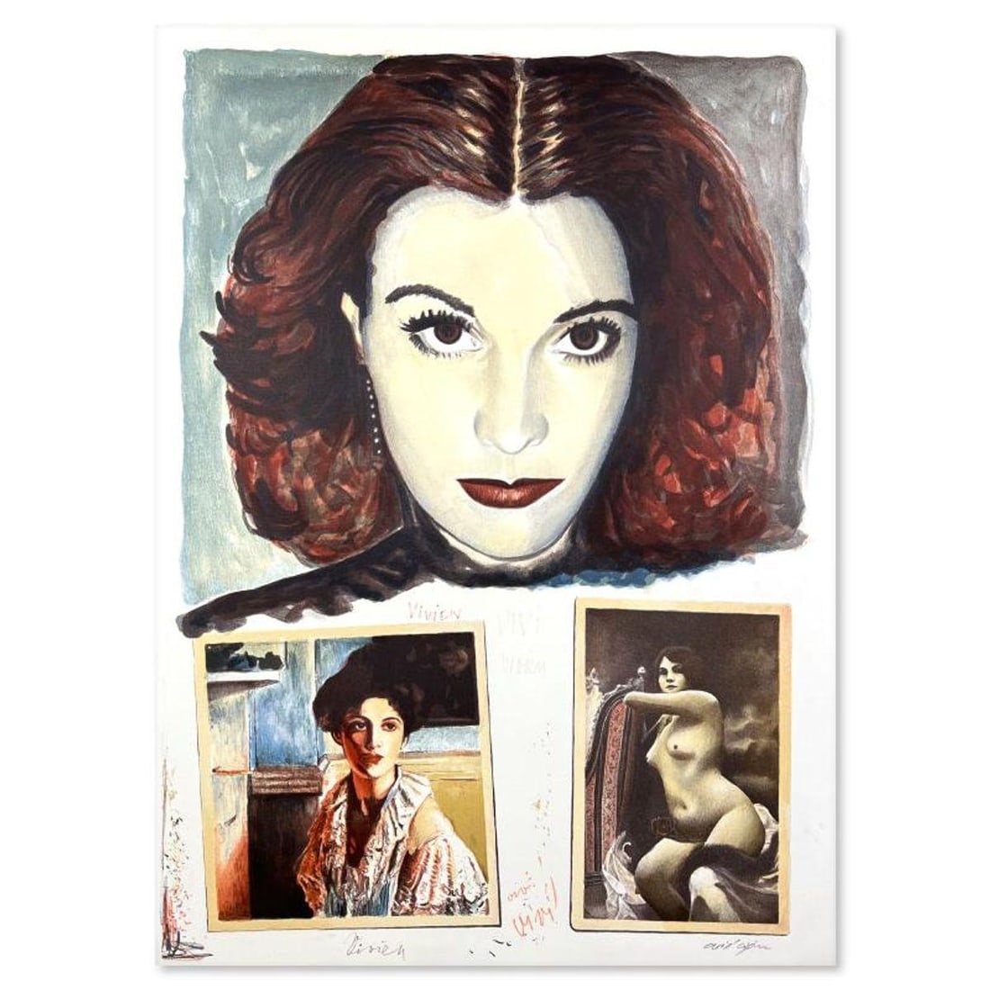 Arie Azene, Hand Signed, Numbered Limited Edition with Letter of Authenticity.: This is a limited edition on paper by Arie Azene. The piece comes hand signed by the artist, numbered, and with a letter of authenticity. Measures approximately 27" x 19". Reference#: 89787.