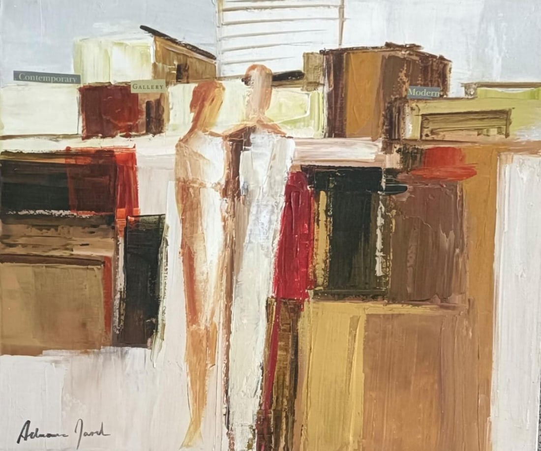 Adriana Naveh- Original painting on canvas: Artist: Adriana Naveh. Medium: Original painting on canvas. Size: 20" x 28". Signature: Hand Signed by the artist. Reference#: 25193.