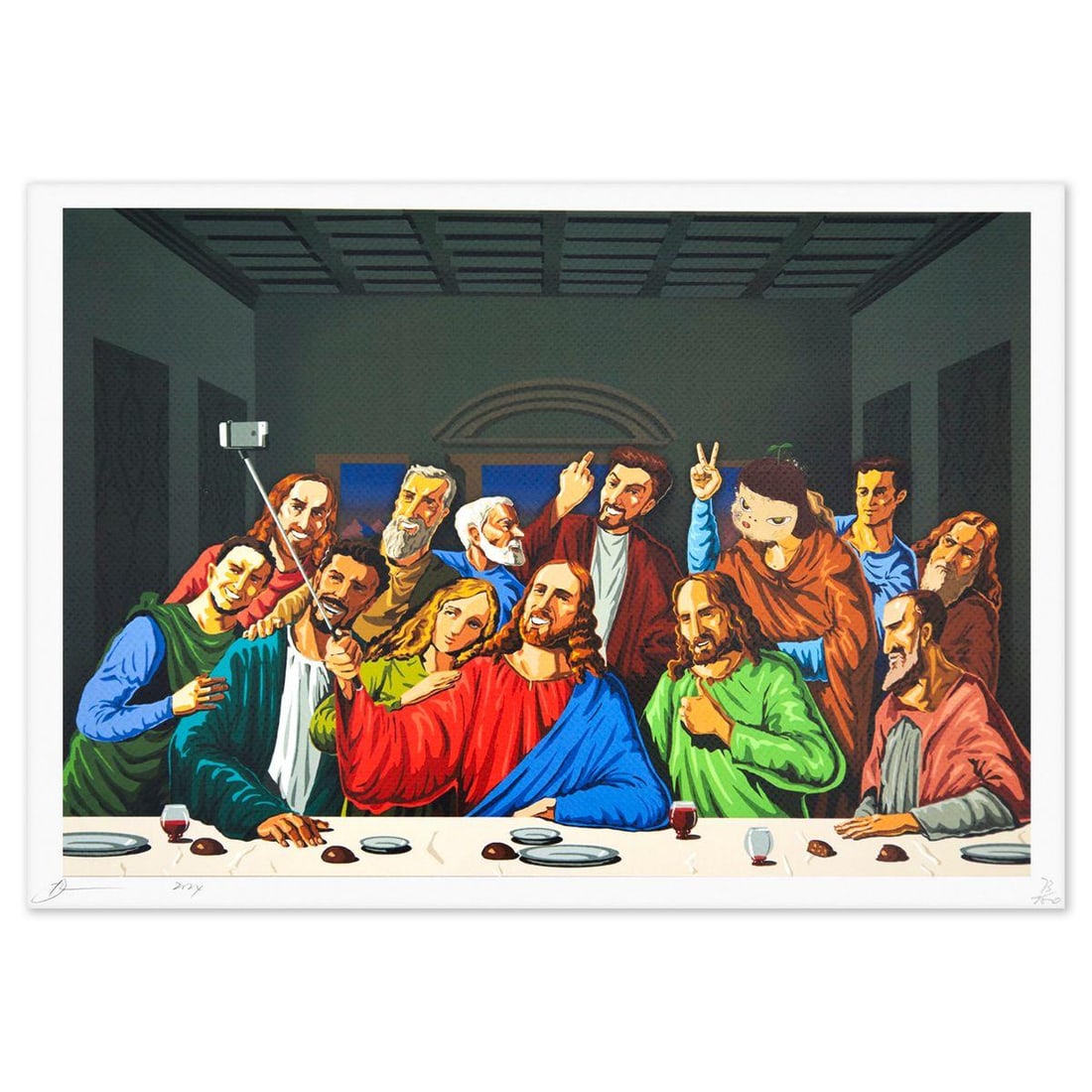 Death NYC- Fine art Print: Artist: Death NYC. Medium: Fine art Print. Size: 12" x 18". Signature: Hand signed and numbered. Certificate of Authenticity: Is included. Reference#: 36734.