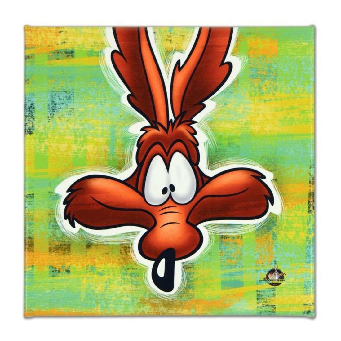 Looney Tunes, "Wile E. Coyote" Numbered Limited Edition on Canvas with COA. This piece comes Gallery: Wile E. Coyote is a limited edition giclee on gallery wrapped canvas by Looney Tunes. This piece comes from an edition of 500 and bears an imprint of Looney Tunes' official seal. Includes Certificate