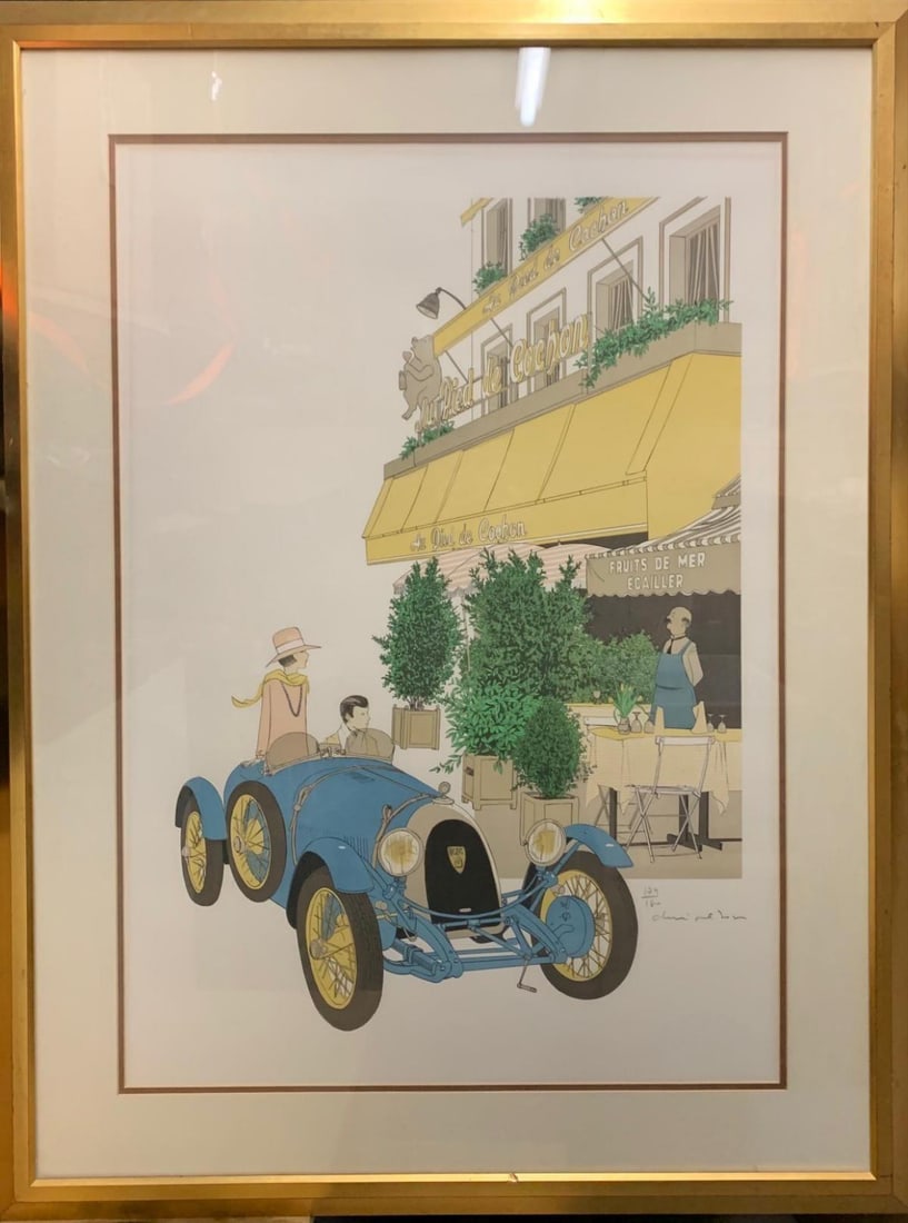 Dennis Paul Noyer- Lithograph on paper: Artist: Dennis Paul Noyer. Medium: Lithograph on paper . Measures approx. 30" x 44" (framed). Signature: Signed and Numbered. Reference#: 25107.
