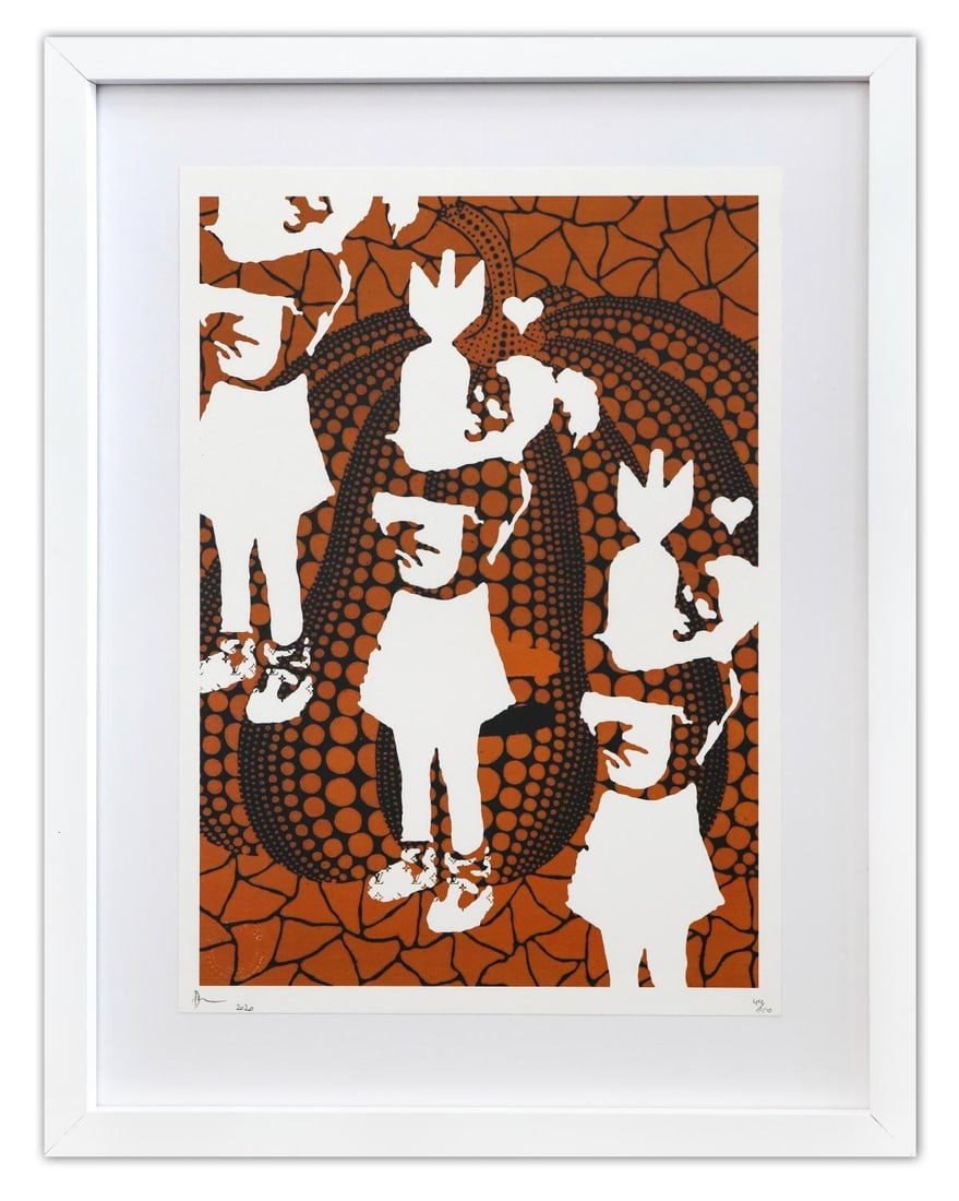 Death NYC- Fine art Print: Artist: Death NYC. Medium: Fine art Print. Size: 17" x 12". Measures approx. 23" x 18" (framed). Signature: Hand Signed and Numbered. Certificate of Authenticity: is included. Additional: Custom