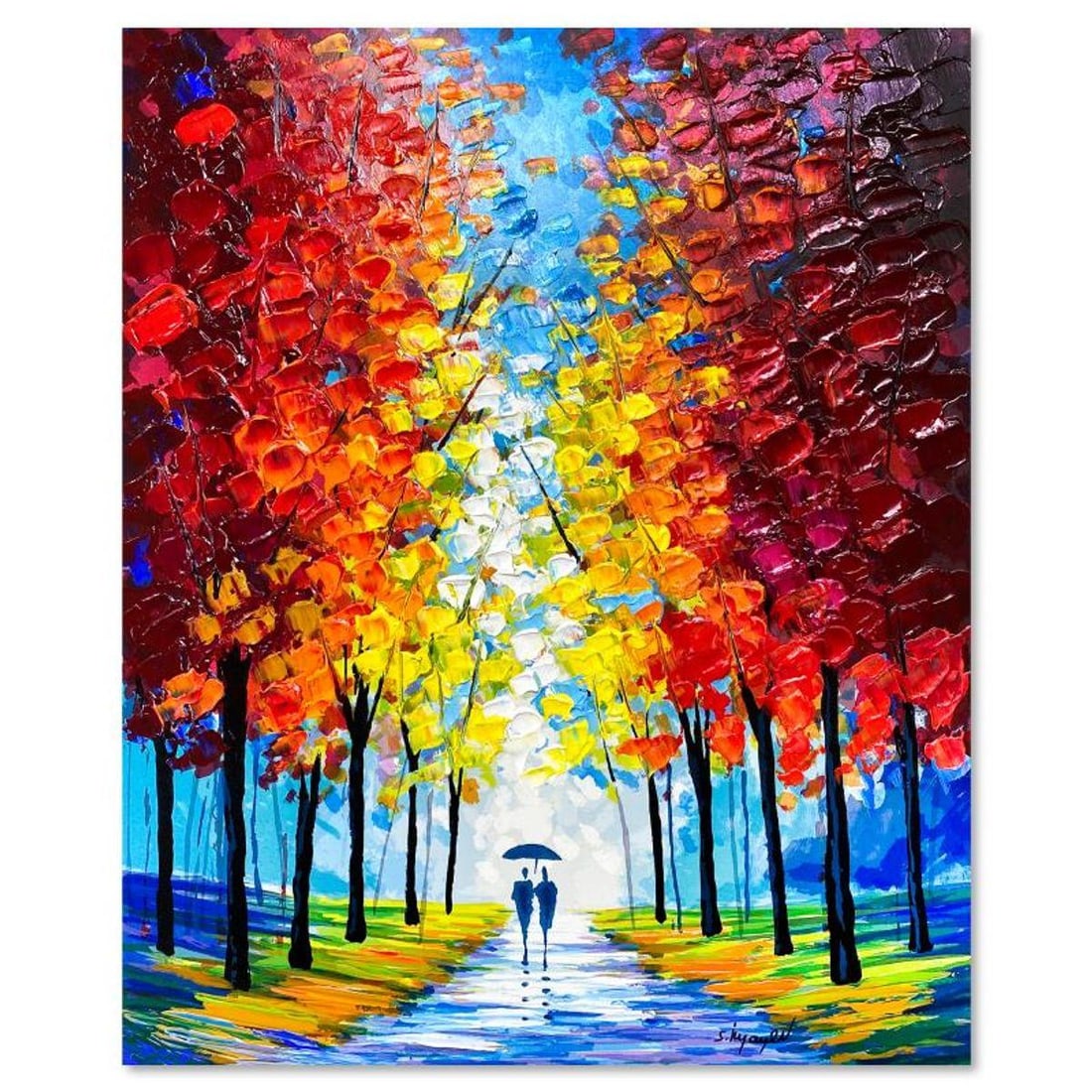 Slava Ilyayev, Hand Embellished Limited Edition on Board, Numbered and Hand Signed with Letter of (1 of 2)