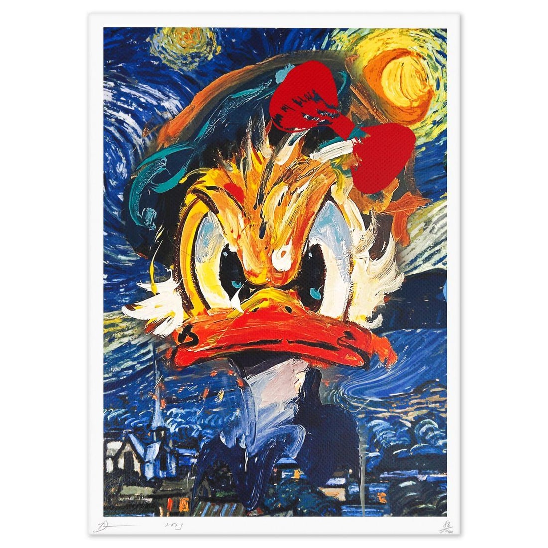 Death NYC- Fine art Print: Artist: Death NYC. Medium: Fine art Print. Size: 18" x 12". Signature: Hand signed and numbered. Certificate of Authenticity: Is included. Reference#: 49389.