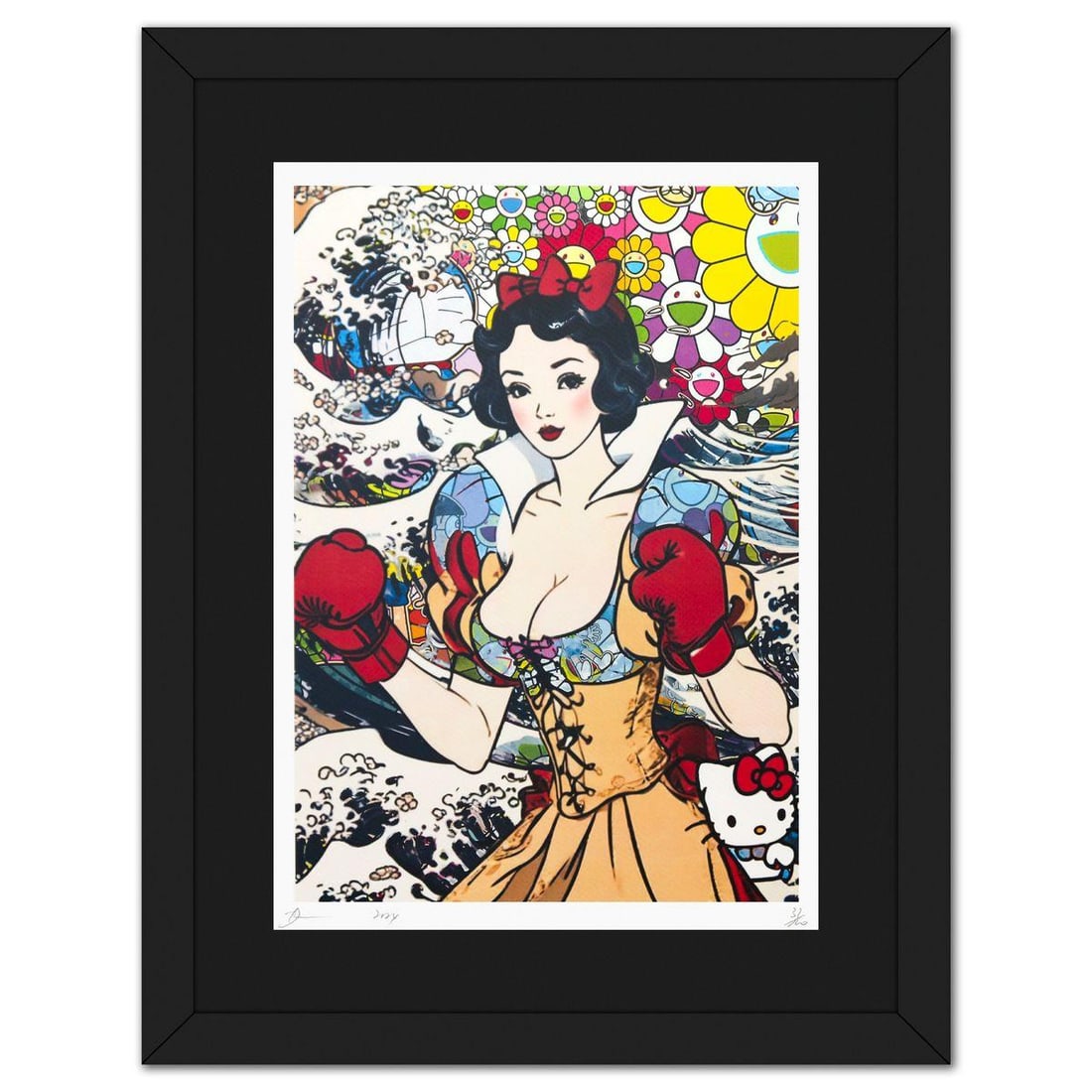 Death NYC- Fine art Print: Artist: Death NYC. Medium: Fine art Print. Size: 18" x 12". Measures approx. 24" x 19" (framed). Signature: Hand signed and numbered. Certificate of Authenticity: Is included. Reference#: 49224.