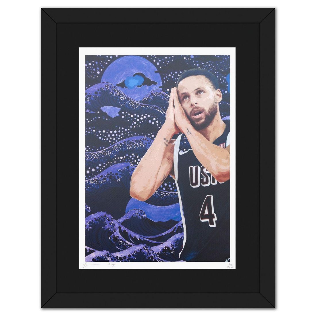 Death NYC- Fine art Print: Artist: Death NYC. Medium: Fine art Print. Size: 18" x 12". Measures approx. 24" x 19" (framed). Signature: Hand signed and numbered. Certificate of Authenticity: Is included. Reference#: 49215.