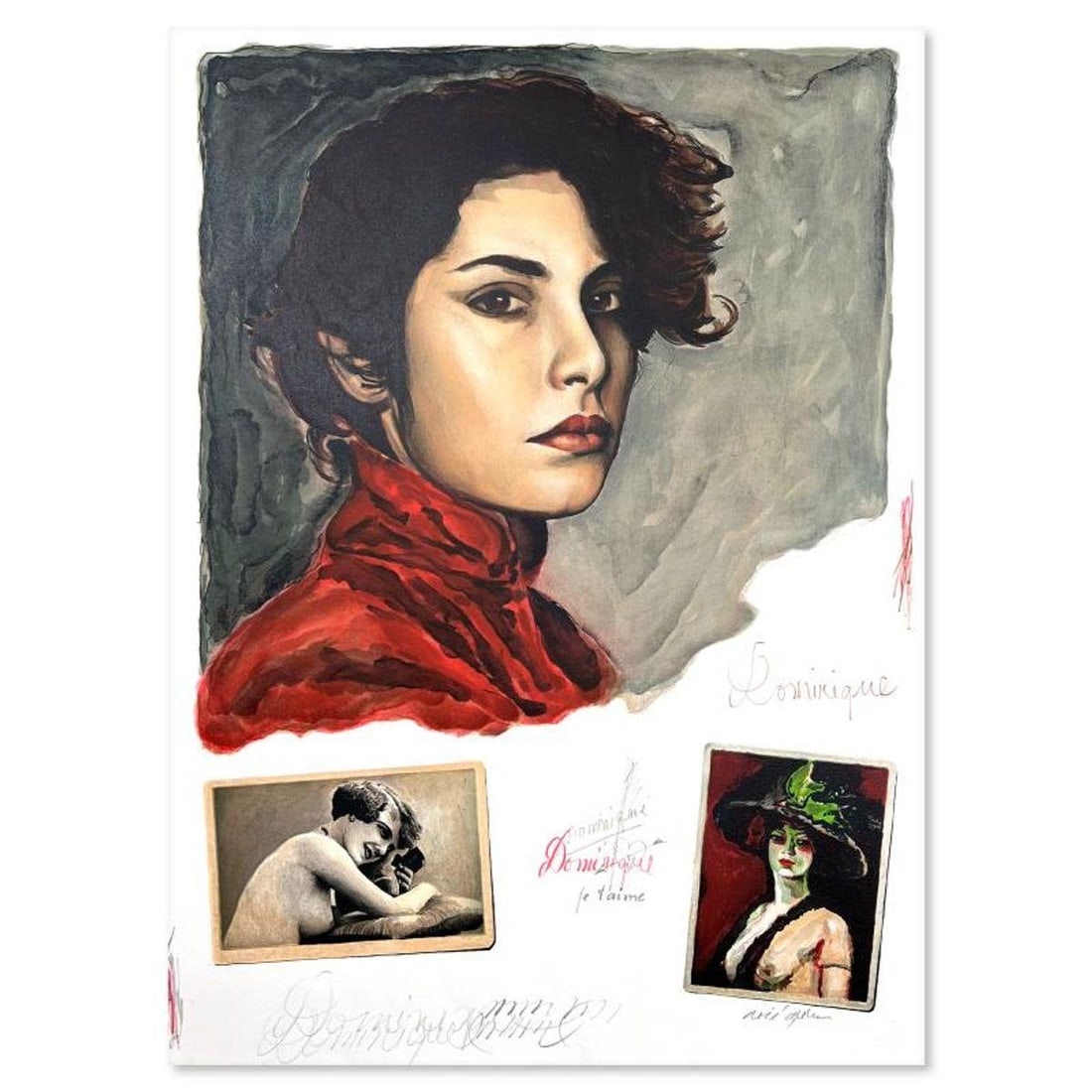 Arie Azene, Hand Signed, Numbered Limited Edition with Letter of Authenticity.: This is a limited edition on paper by Arie Azene. The piece comes hand signed by the artist, numbered, and with a letter of authenticity. Measures approximately 28" x 20". Reference#: 89788.