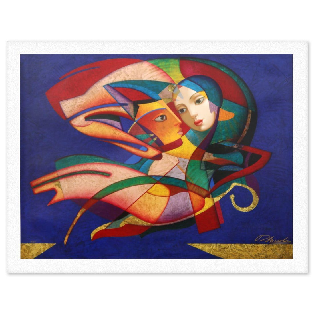 Oleg Zhivetin- Silkscreen "Swift Flight": Artist: Oleg Zhivetin. Medium: Silkscreen. Title: Swift Flight. Size: 30" x 40". Signature: Hand signed and numbered. Reference#: 74705.