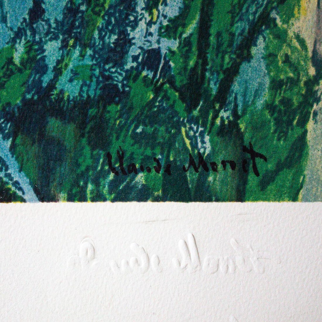 Claude Monet- Lithograph "Iris" - 3