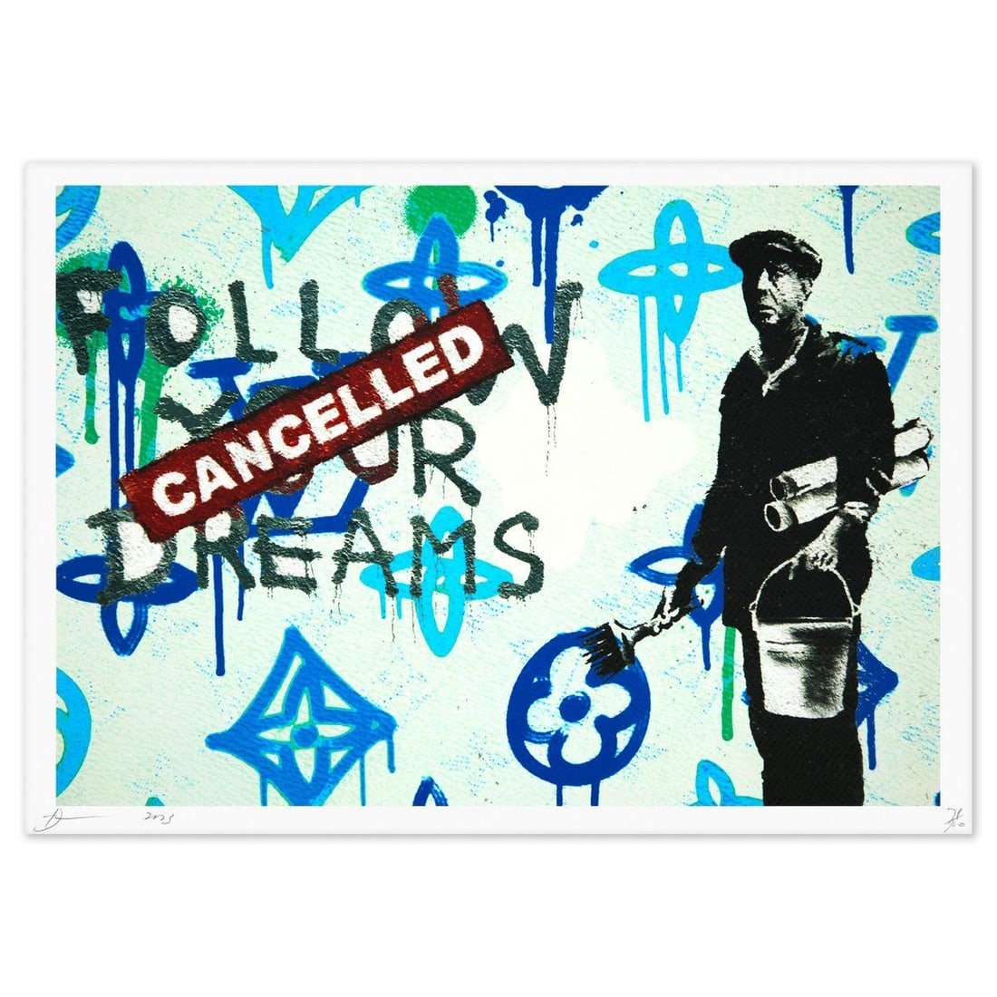 Death NYC- Fine art Print: Artist: Death NYC. Medium: Fine art Print. Size: 12" x 18". Signature: Hand signed and numbered. Certificate of Authenticity: Is included. Reference#: 36744.