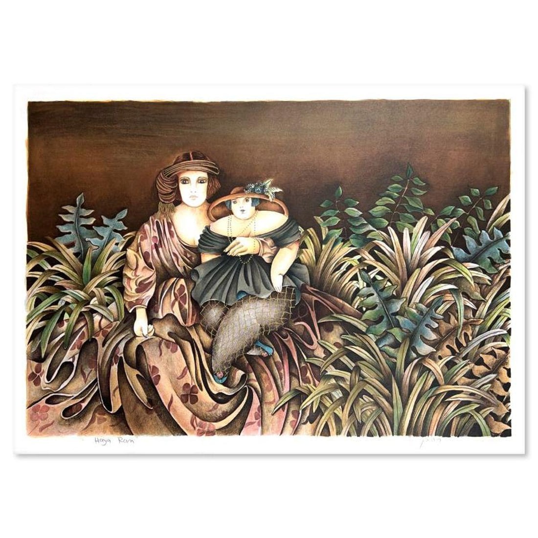 Haya Ran, Hand Signed, Numbered Limited Edition with Letter of Authenticity.: This is a limited edition on paper by Haya Ran. The piece comes hand signed by the artist, numbered, and with a letter of authenticity. Measures approximately 15.5" x 22". Reference#: 93295.