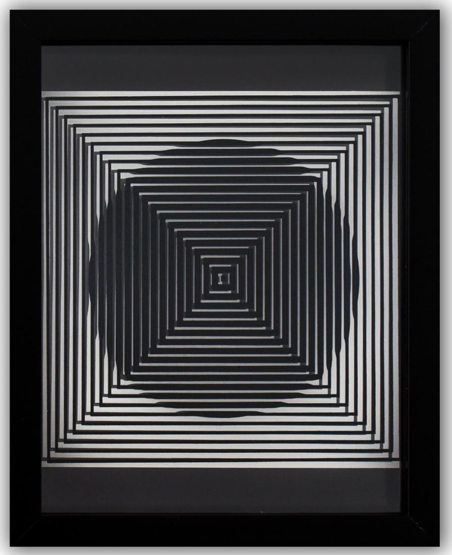 Victor Vasarely- 3D Wall Sculpture/object "Cinetiques" (1 of 2)