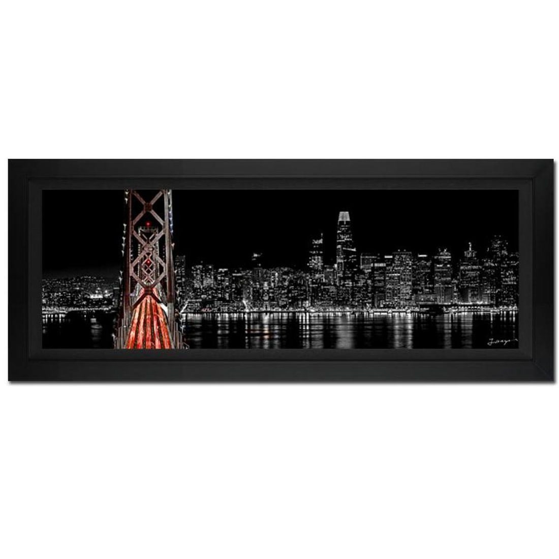 Jongas, "Dream City" Framed Limited Edition Photograph on Canvas, Numbered and Hand Signed with: Dream City is a limited edition giclee on canvas by photographer Jongas, numbered and hand signed by the artist. The piece comes custom framed and includes Letter of Authenticity. Measures