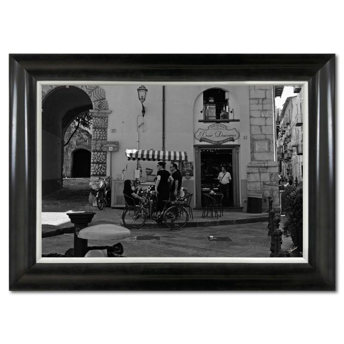 Misha Aronov, "Taormina 3" Framed Limited Edition Photograph on Canvas, Numbered and Hand Signed: Taormina 3 is a limited edition giclee on canvas by photographer Misha Aronov, numbered and hand signed by the artist. The piece comes custom framed and includes Letter of Authenticity. Measures appro