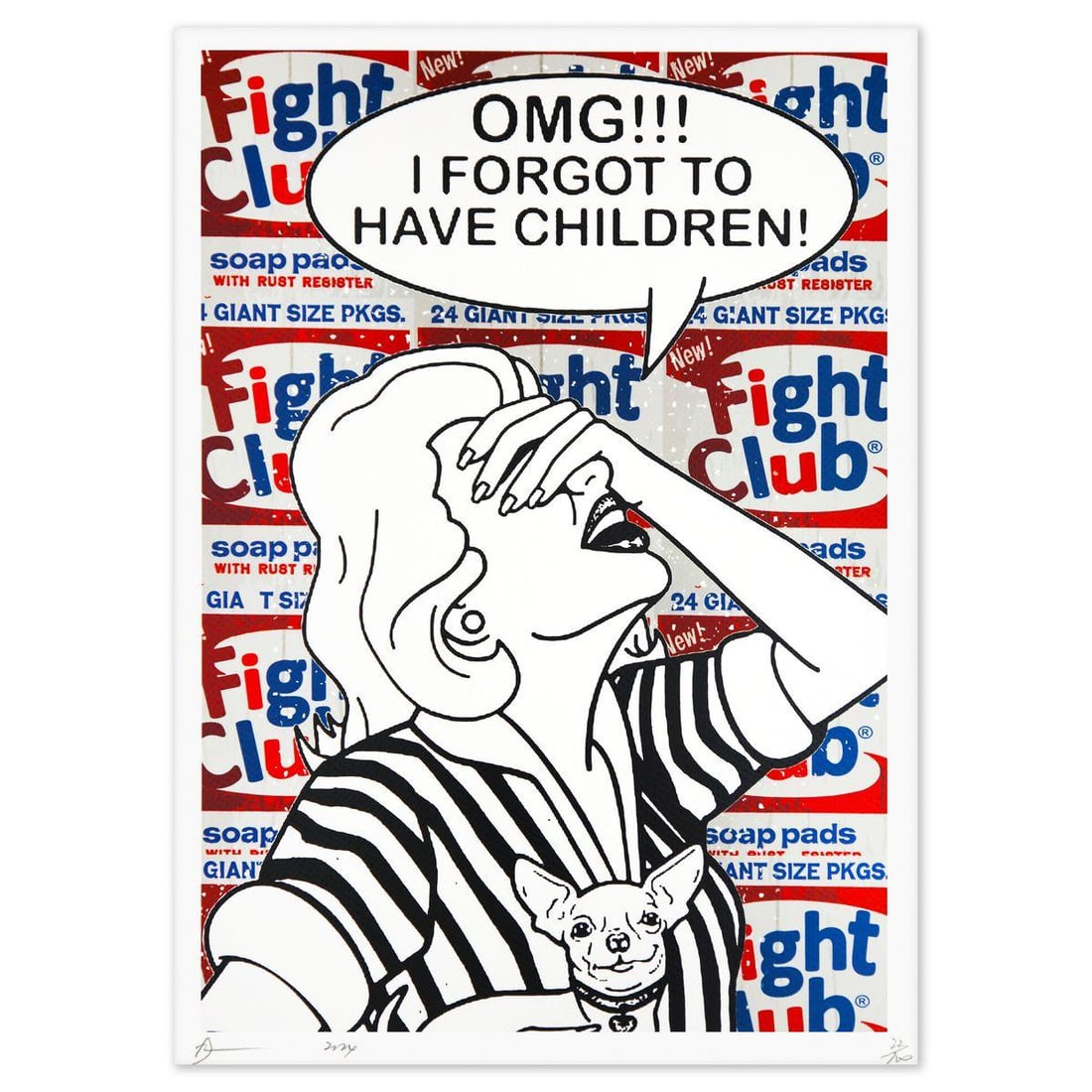 Death NYC- Fine art Print: Artist: Death NYC. Medium: Fine art Print. Size: 18" x 12". Signature: Hand signed and numbered. Certificate of Authenticity: Is included. Reference#: 49334.