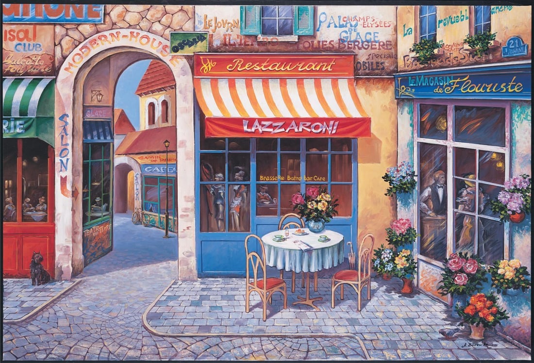 Alexander Borewko- Original Giclee on Canvas "A New Day": Artist: Alexander Borewko. Medium: Original Giclee on Canvas. Title: A New Day. Size: 24" x 36". Signature: Hand Signed by the Artist. Certificate of Authenticity: From the publisher. Reference#: 2097