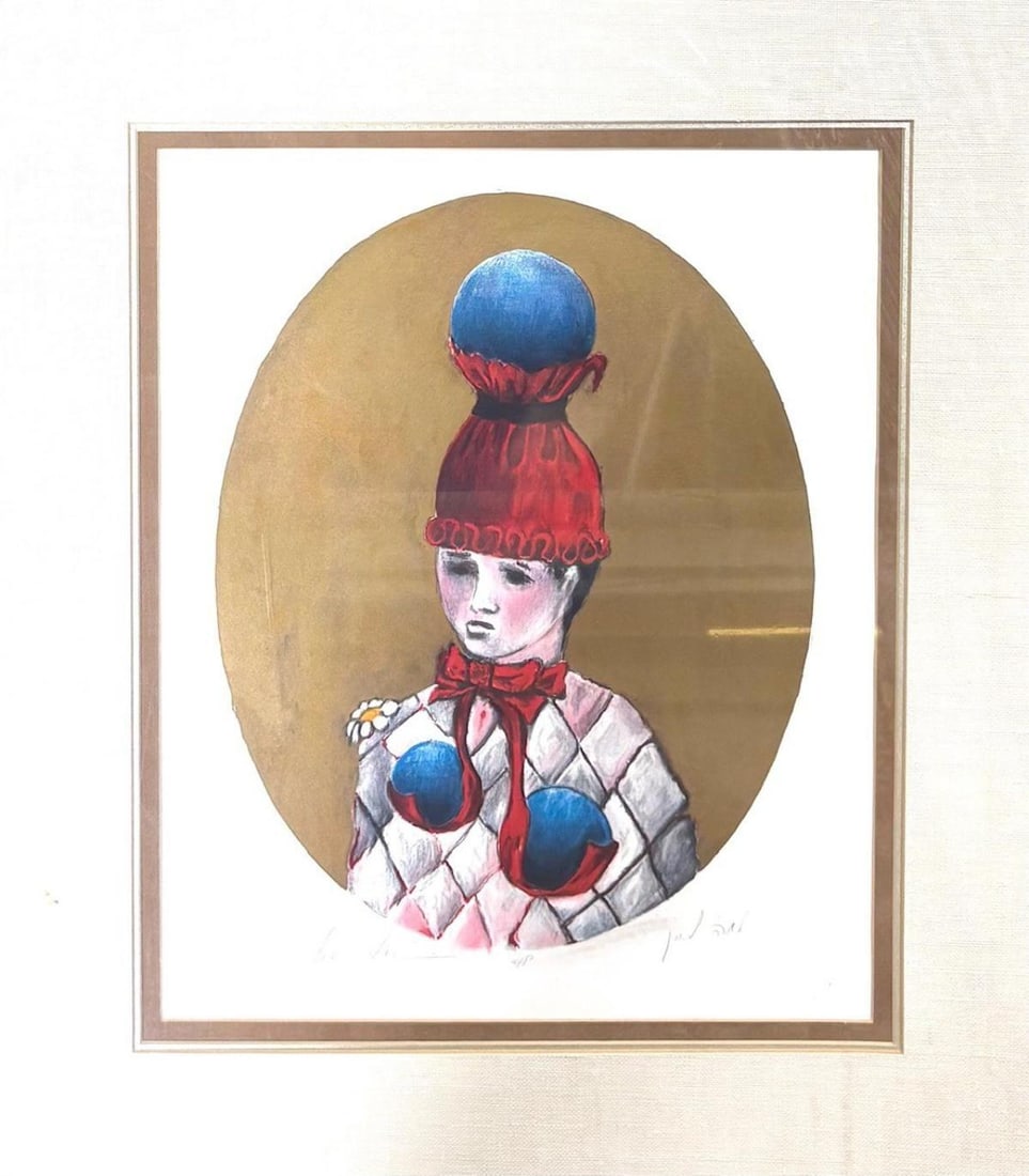 Moshe L- Serigraph on paper: Artist: Moshe L. Medium: Serigraph on paper. Size: 20" x 16". Signature: Hand signed and numbered. Reference#: 33307.