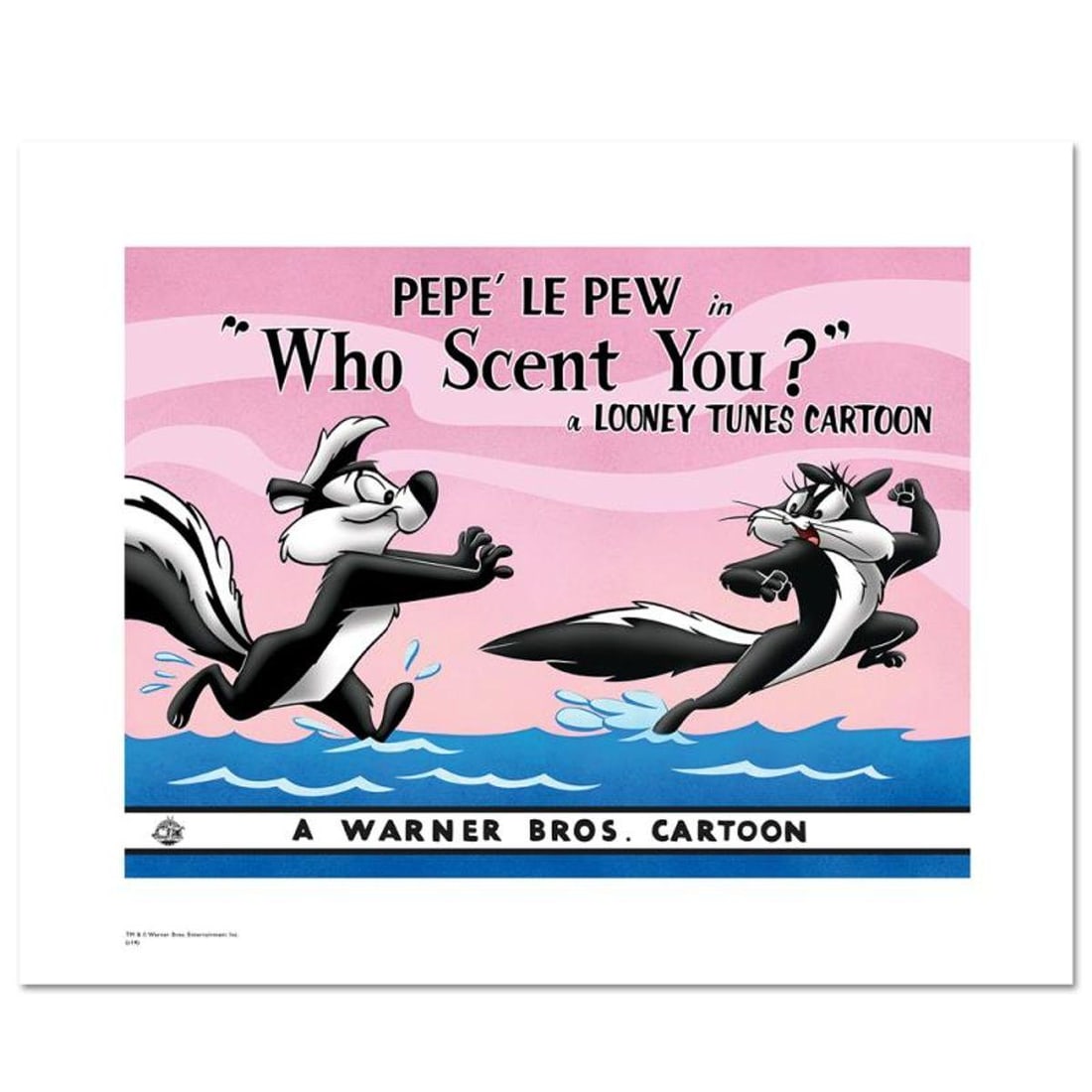 Who Scent You Limited Edition Giclee from Warner Bros., Numbered with Hologram Seal and Certificate: Who Scent You is a limited edition giclee on paper from Warner Bros., numbered with hologram seal of Authenticity. Also, includes Certificate of Authenticity! Measures approx. 20" x 16" (with border),