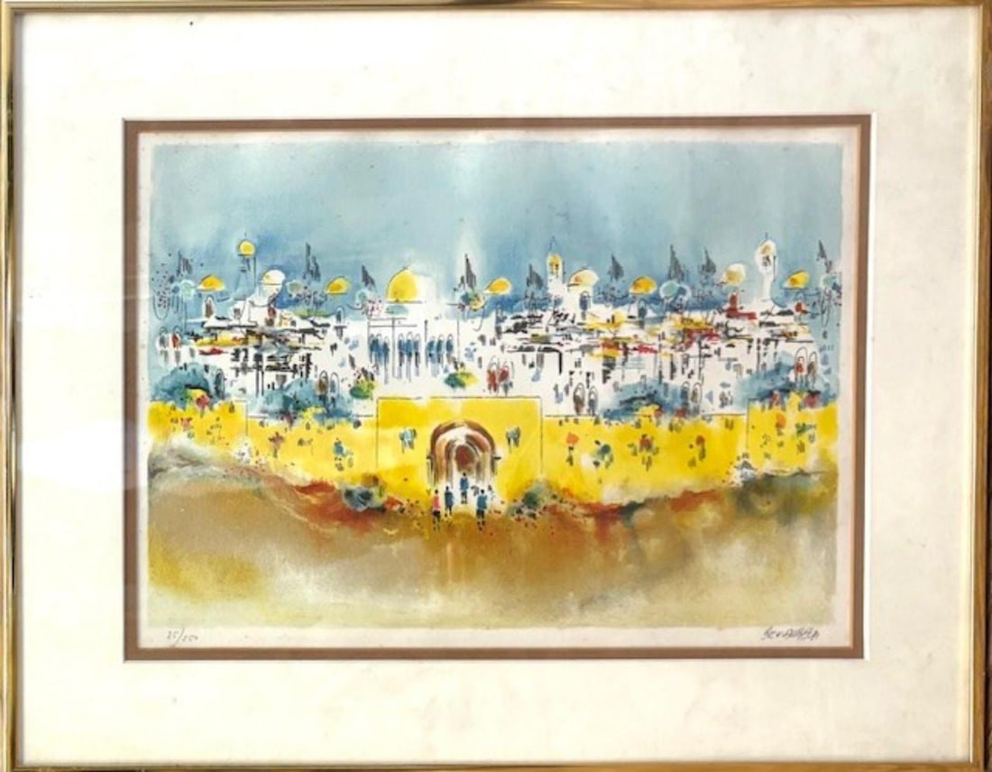 Ben Avram- Lithograph on paper: Artist: Ben Avram. Medium: Lithograph on paper. Size: 16" x 20". Signature: Hand signed and numbered. Reference#: A-30881.