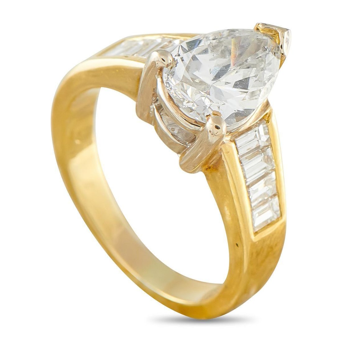 14K YELLOW GOLD 2.42CT DIAMOND RING (1 of 3)