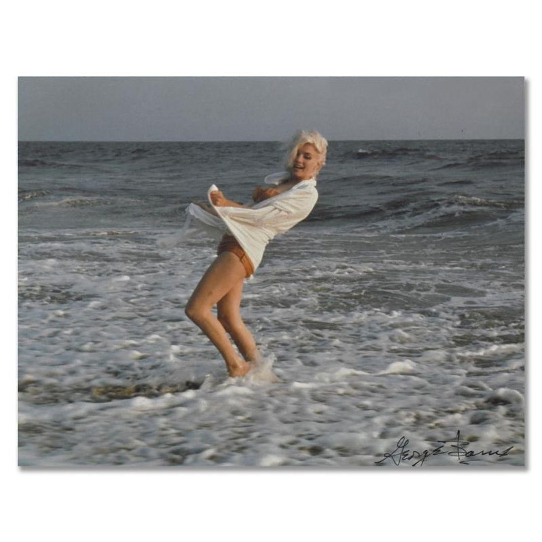 George Barris (1922-2016), "Marilyn Monroe: The Last Shoot" Photograph Printed from the Original: Marilyn Monroe: The Last Shoot is a photograph printed from the original negative taken by George Barris (1922-2016). This photo is part of a series entitled "The Last Photos" which were taken in 1962
