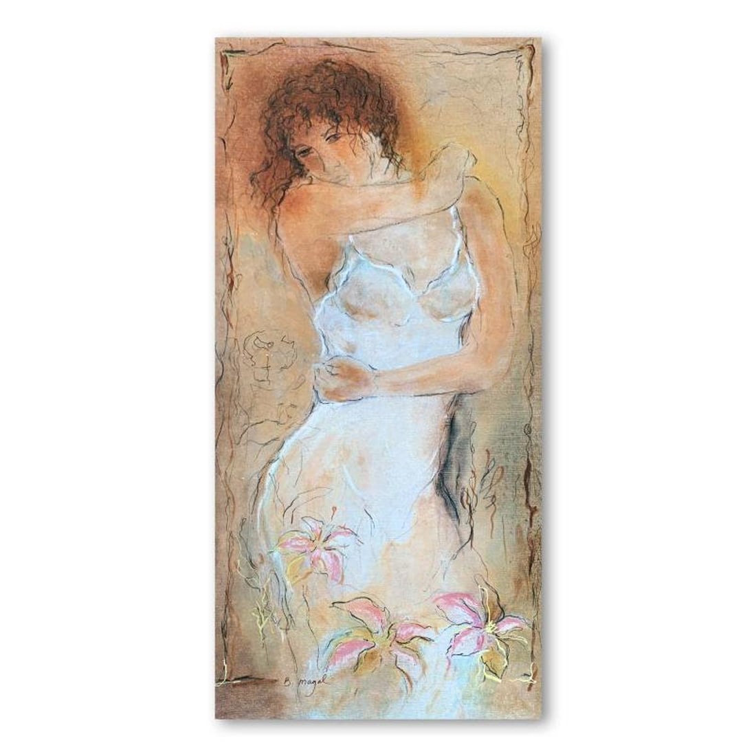 Batia Magal, "Naivety" Hand Signed Limited Edition Serigraph on Paper with Letter of Authenticity.: Naivety is a limited edition serigraph on paper by Batia Magal. It is numbered and hand signed and includes a letter of authenticity. Measures approximately 12" x 26" (image). Reference#: 91677.