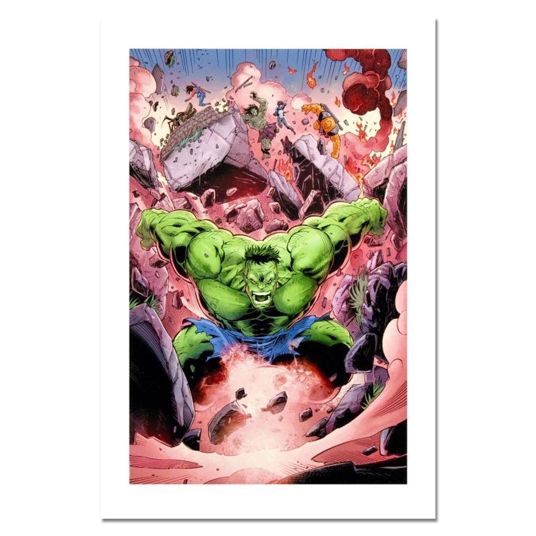 Marvel Comics, "Skaar: Son of Hulk #11" Numbered Limited Edition Canvas by Ron Lim with Certificate: A piece of comic book history, this limited edition print, drawn by Ron Lim, depicts the classic character The Hulk. Best known for working on Marvels "cosmic" titles, like the Silver Surfer, Ron Lim