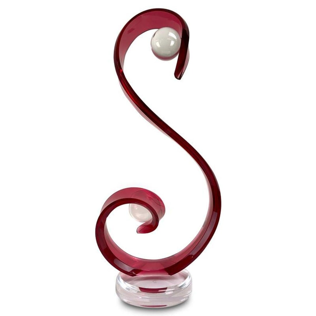 Shlomi Haziza, "Symphony" Acrylic Sculpture, Hand Signed with Letter of Authenticity.: Symphony is an acrylic sculpture by Shlomi Haziza, hand signed by the artist. Includes Letter of Authenticity. Measures approx. 16" x 37" x 10". There are minor scratches to the piece.
