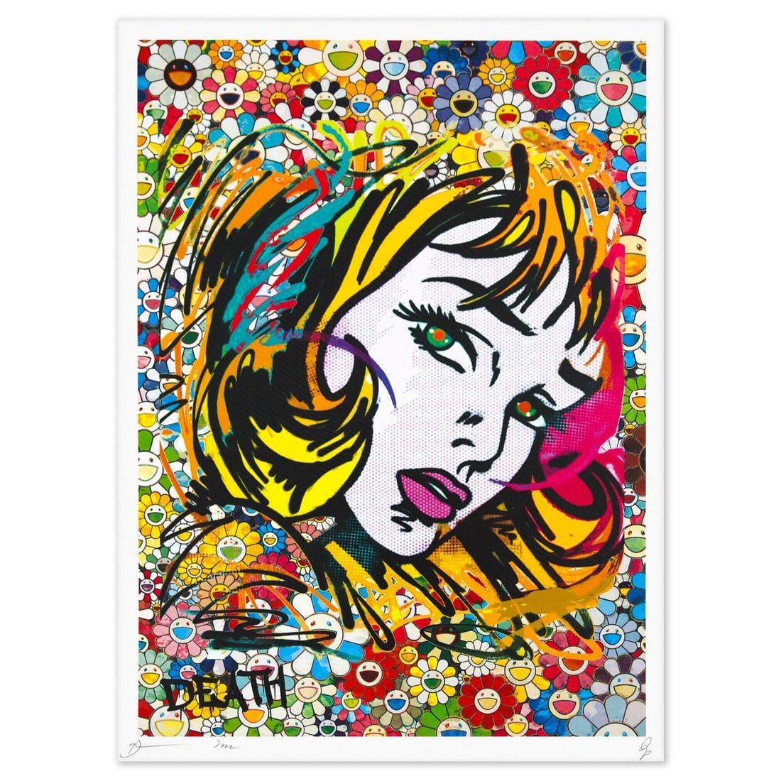 Death NYC- Fine art Print: Artist: Death NYC. Medium: Fine art Print. Size: 18" x 12". Signature: Hand signed and numbered. Certificate of Authenticity: Is included. Reference#: 36747.