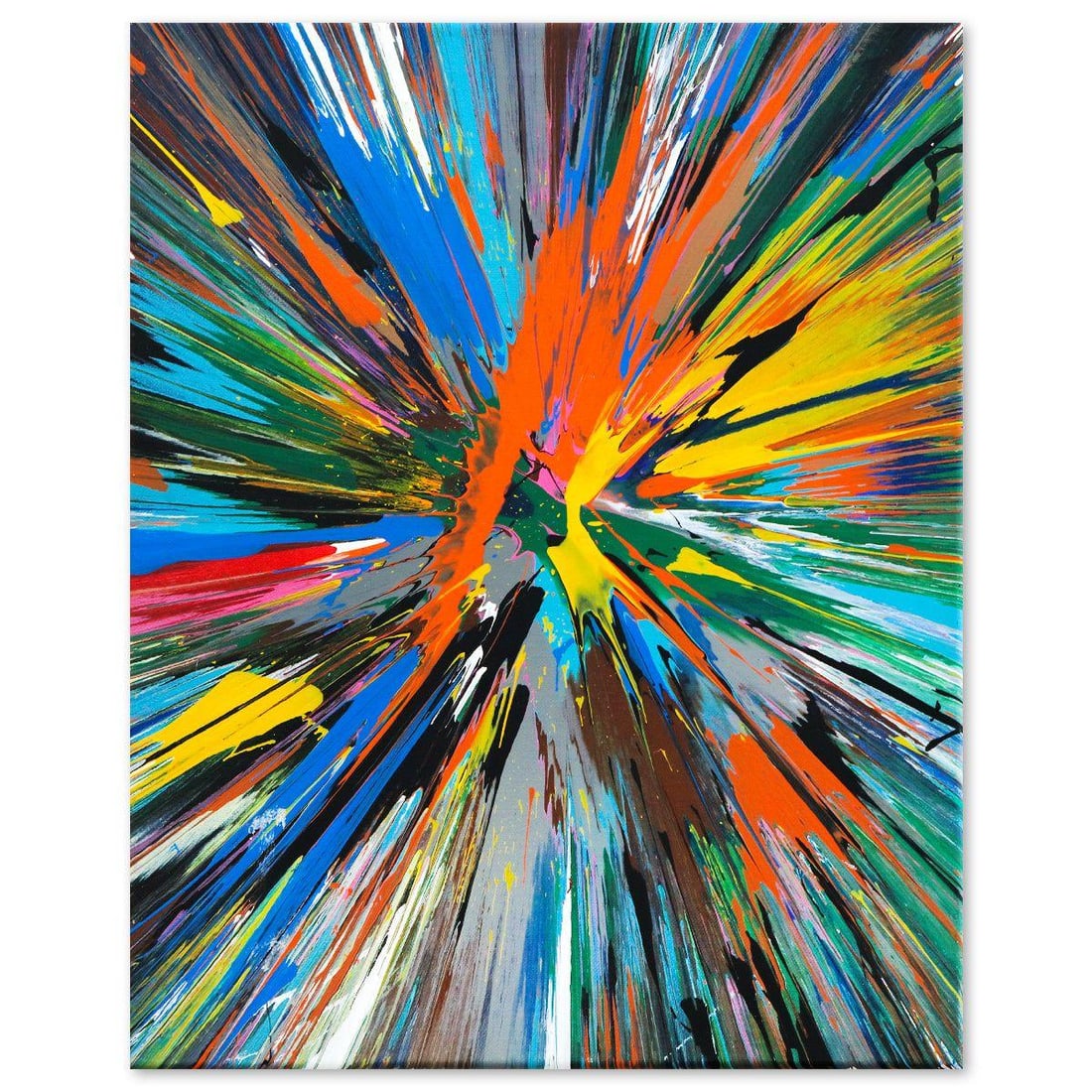 Solomon- Original Acrylic on Canvas "Untitled": Artist: Solomon. Medium: Original Acrylic on Canvas. Title: Untitled. Size: 20" x 16". Signature: Hand signed. Certificate of Authenticity: Is included. Reference#: 47535.