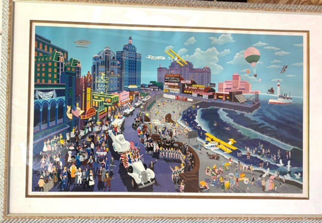 Melanie Taylor Kent- Serigraph: Artist: Melanie Taylor Kent. Medium: Serigraph. Measures approx. 36" x 48" (framed). Signature: Hand Signed and numbered. Reference#: 27904.