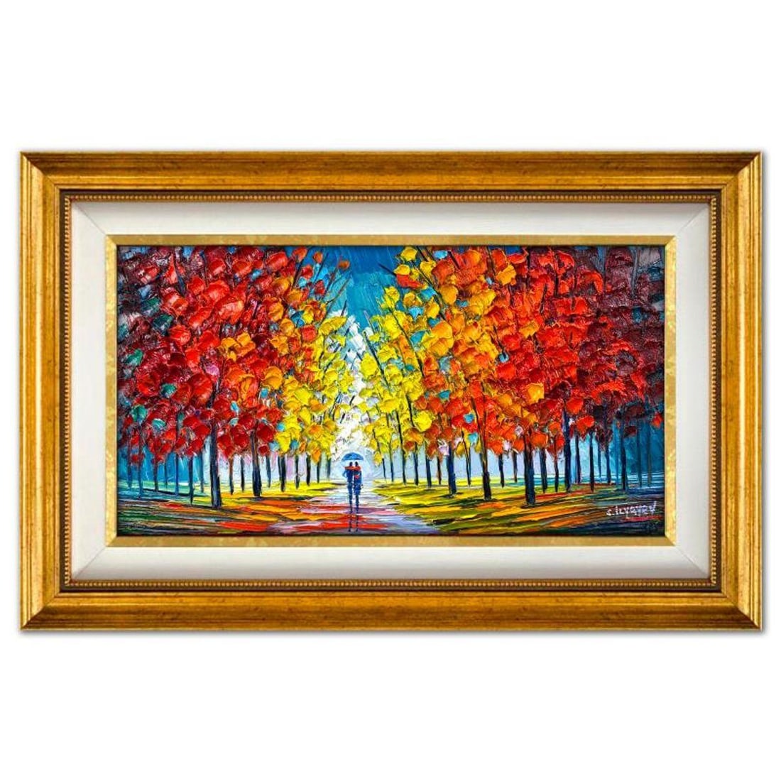 Slava Ilyayev, Framed Original Oil Painting on Canvas, Hand Signed with Letter of Authenticity.: This is an original oil painting on canvas by Slava Ilyayev, hand signed by the artist. This piece comes custom framed. Includes Letter of Authenticity. Measures approx. 19.5" x 32.5" (frame), 12.5" x