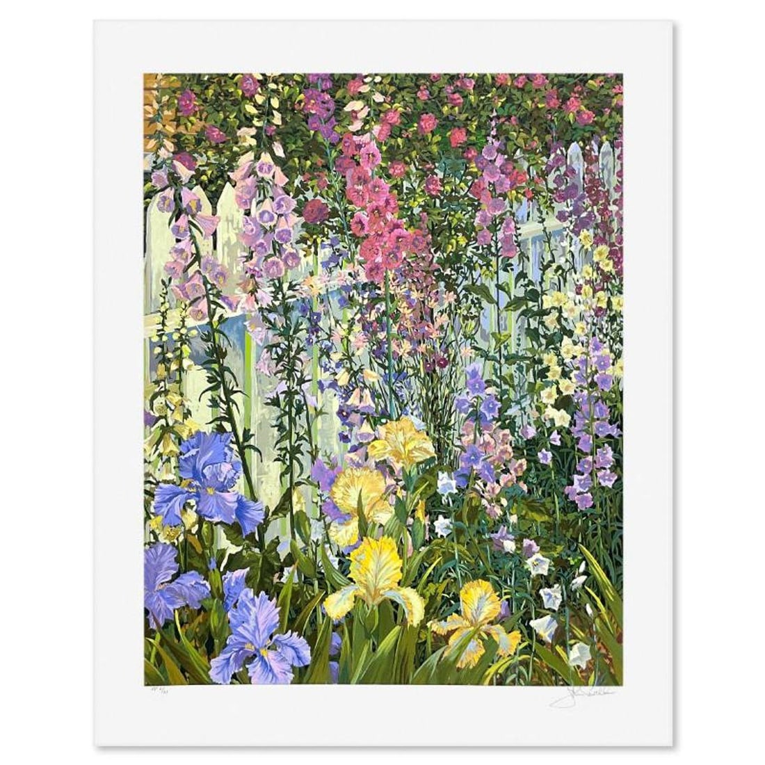 John Powell, Limited Edition Printer's Proof Serigraph, Numbered 2/21 and Hand Signed with Letter of: This is a limited edition printer's proof serigraph on paper by John Powell, numbered 2/21 and hand signed by the artist. Includes Letter of Authenticity. Measures approx. 35.5" x 29" (border), 30" x