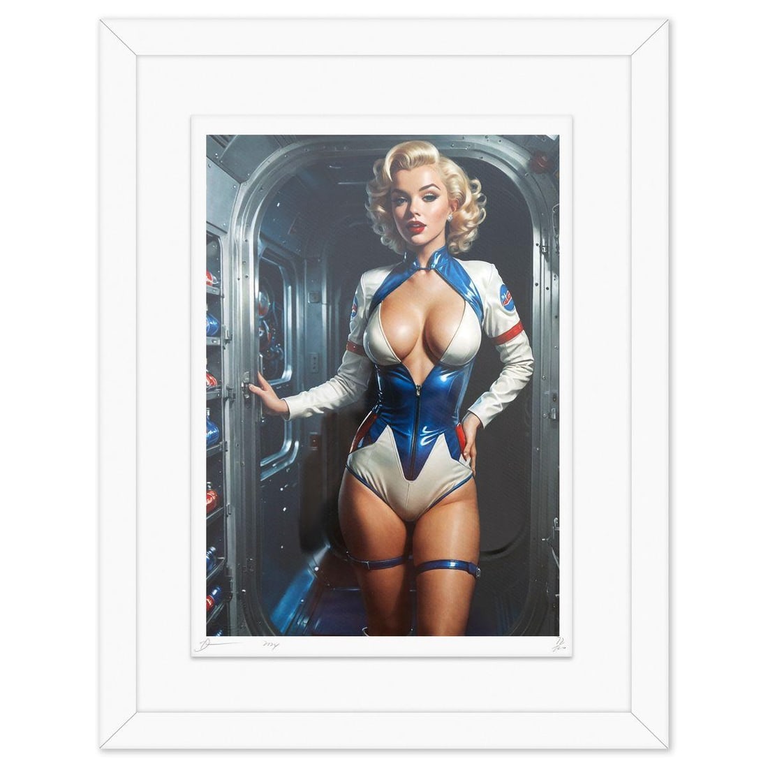 Death NYC- Fine art Print: Artist: Death NYC. Medium: Fine art Print. Size: 18" x 12". Measures approx. 24" x 19" (framed). Signature: Hand signed and numbered. Certificate of Authenticity: Is included. Reference#: 49210.